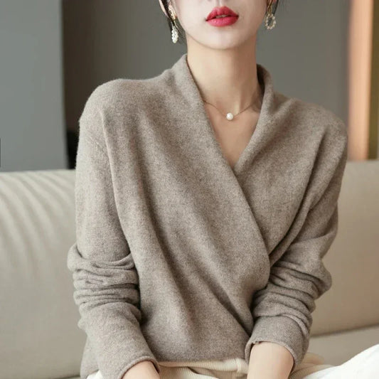 Audrey Classic V-Neck Knit