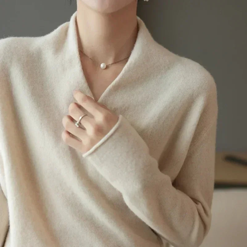 Audrey Classic V-Neck Knit