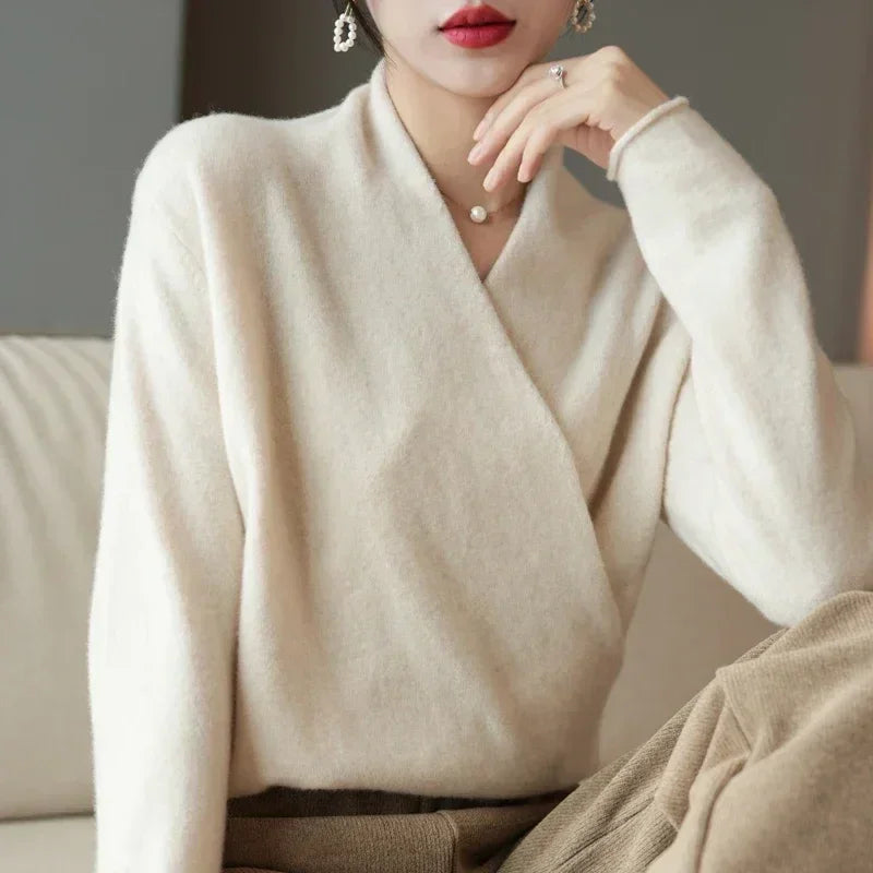 Audrey Classic V-Neck Knit