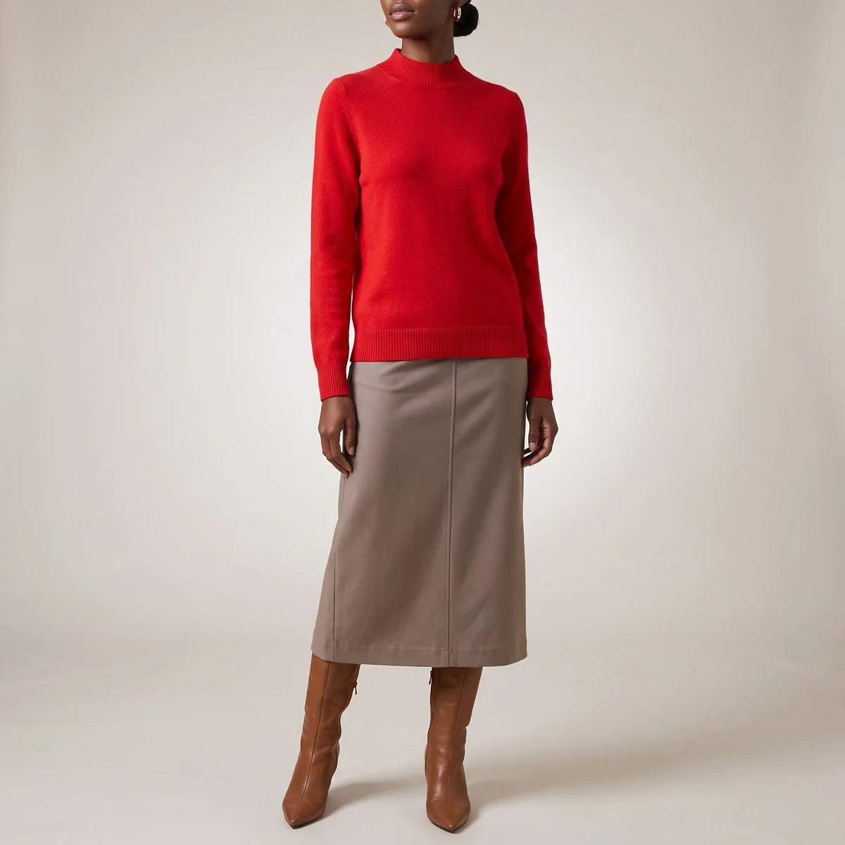 Clara Soft High-Collar Sweater