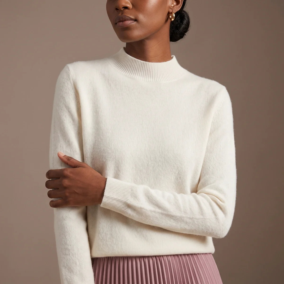 Clara Soft High-Collar Sweater