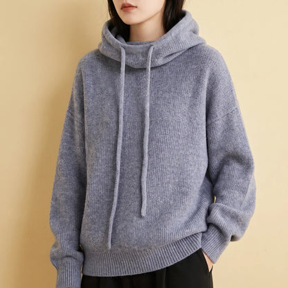 Maren Oversized Hooded Wool Knit